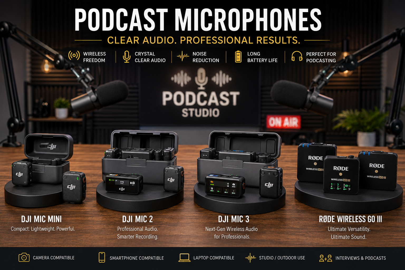 Best Wireless Microphone for Podcasting