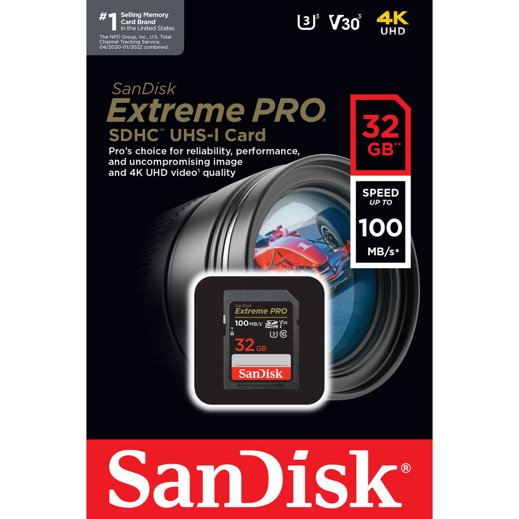 Sandisk Extreme Pro SD 32GB 100MB/S