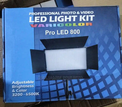 LED Light 800 - Professional Photo Video LED Kit