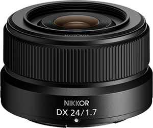 NIKKOR Z DX 24mm f/1.7 lens