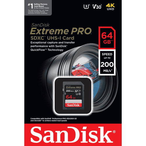 Sandisk Extreme Pro 64 GB Memory Card